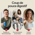 coup de pouce digestif, homme, femme et famille en bonne santé