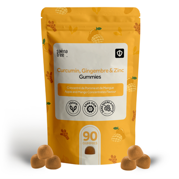 Gummies au Curcuma avec Gingembre & Zinc – Complément Immunité Végane